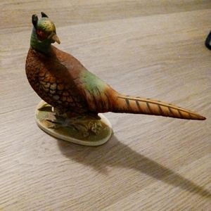 Hand painted pheasant  lefton china